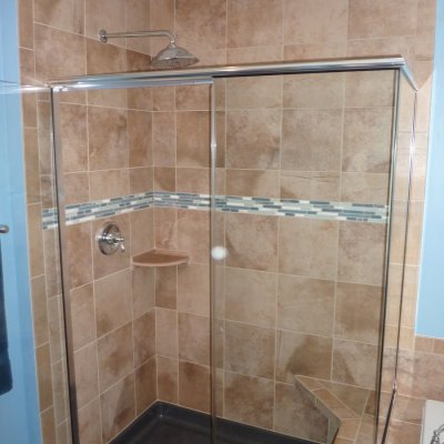 Custom shower remodel 33